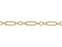 14K Gold - ' Long & Short'  Chain