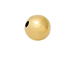 14K Gold - 4mm Round Bright Beads, 1.45mm Hole