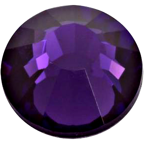 1440  Purple Velvet  - 2028 Swarovski SS7 Glue On Flat Backs  