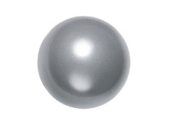 Grey - 12mm Round Swarovski Crystal Pearls Pack of 25