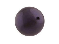Dark Purple -  4mm Round Swarovski Crystal Pearls Strand of 100