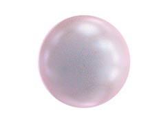 Iridescent Dreamy Rose - 6mm Round Swarovski Crystal Pearls Strand of 100