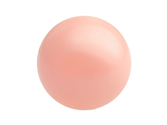 Pink Coral -  10mm Round Swarovski Crystal Pearls Strand of 50
