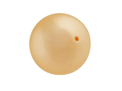 Peach -  5mm Round Swarovski Crystal Pearls Strand  of 100