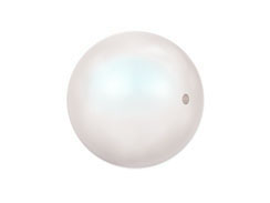Pearlescent White -  5mm Round Swarovski Crystal Pearls Strand of 100