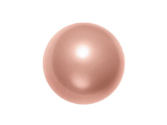 Rose Peach -  6mm Round Swarovski Crystal Pearls Strand of 100