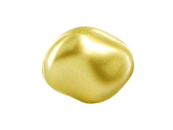 Bright Gold -  9x8mm Twist Swarovski Crystal Pearls Strand of 25