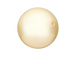 Light Gold -  10mm Round Swarovski Crystal Pearls Strand of 50