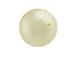 Cream - 10mm Half-Drilled Round Swarovski Crystal Pearls Pack of 10