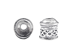 Sterling Silver Viking Style End Cap 