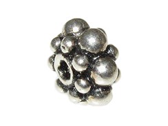 Stacked Daisy Turkish Design Bali Style Silver Bead