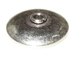 12mm Silver Flat Bead Cap