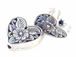 Sterling Silver Heart Floral Bead (Bulk Pack of 15) *VERY SPECIAL PRICE*