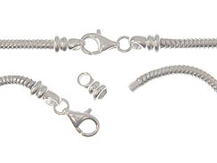 8.5-inch Sterling Silver Caprice Bracelet with Screw Cap