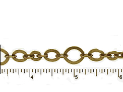 Steampunk Antique Brass Link Chain 
