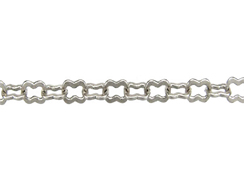 Antique Silver Plated Link Chain 