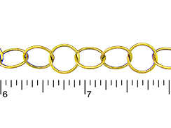 Circle Link Chain - Gold Plated 