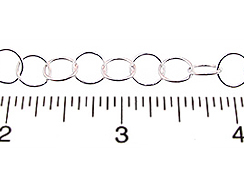 Circle Link Chain - Silver Plated 