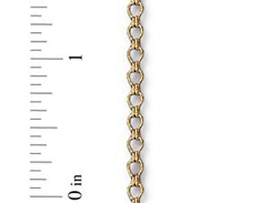 TierraCast Antique Gold Ladder Brass Cable Chain - <b>25 Feet Spool</b>