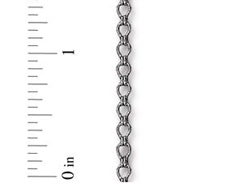 TierraCast Antique Silver Ladder Brass Cable Chain