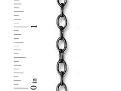 TierraCast Antique Silver Brass Cable Chain