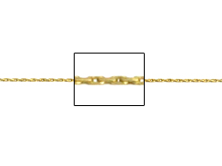 Gold Filled Beading Chain, 0.7mm, Italian