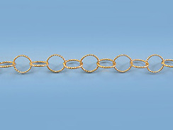 Gold Filled 3.5mm Round Cable Twisted Chain