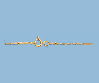 18-inch 14K Gold Filled Satellite Finished Chain 1.9 mm Bead
