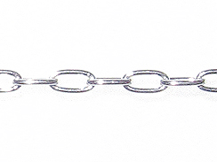 Sterling Silver Long Oval Cable Chain