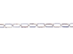 Sterling Silver Flat Oval Link Chain