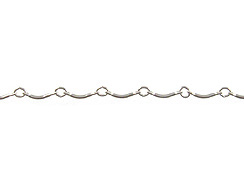 Sterling Silver Small Moon Chain
