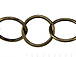 Circle Link Chain - Antique Brass Plated 