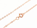 16-inch 14K Rose Gold Filled 1.3mm Flat Cable Chain Necklace