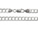 7-inch Sterling Silver 070 Double Link Chain Charm Bracelet