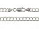 8-inch Sterling Silver 060 Double Link Chain Charm Bracelet