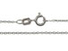 16-inch Rhodium Plated Sterling Silver Diamond Cut Cable Finished Chain 