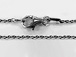 16-inch Black Oxidized Sterling Silver Diamond Cut 1.15mm Finished Chain 