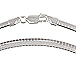 16-inch Sterling Silver 4mm Cubetto Omega Chain