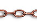 TierraCast Antique Copper Embossed Brass Cable Chain