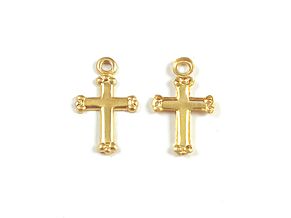 14mm Gold-Filled Cross Charm