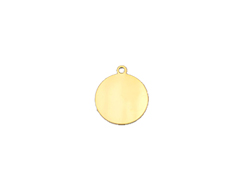 9.5mm Gold-Filled Round Disc
