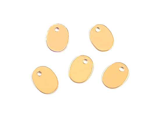 6x8mm Oval Gold-Filled Charm