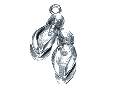 Sterling Silver Sandals Charm