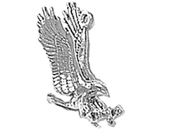 Sterling Silver Eagle Charm 