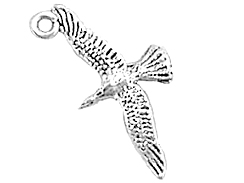 Sterling Silver Seagull Charm 