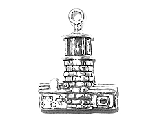 Sterling Silver Light House Charm 