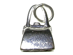 Sterling Silver Purse Charm 