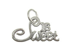 Sterling Silver Sweet 16 Charm with Jumpring