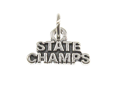 Sterling Silver State Champs Charm with Jumpring