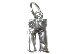 Sterling Silver Pants Charm with Jumpring